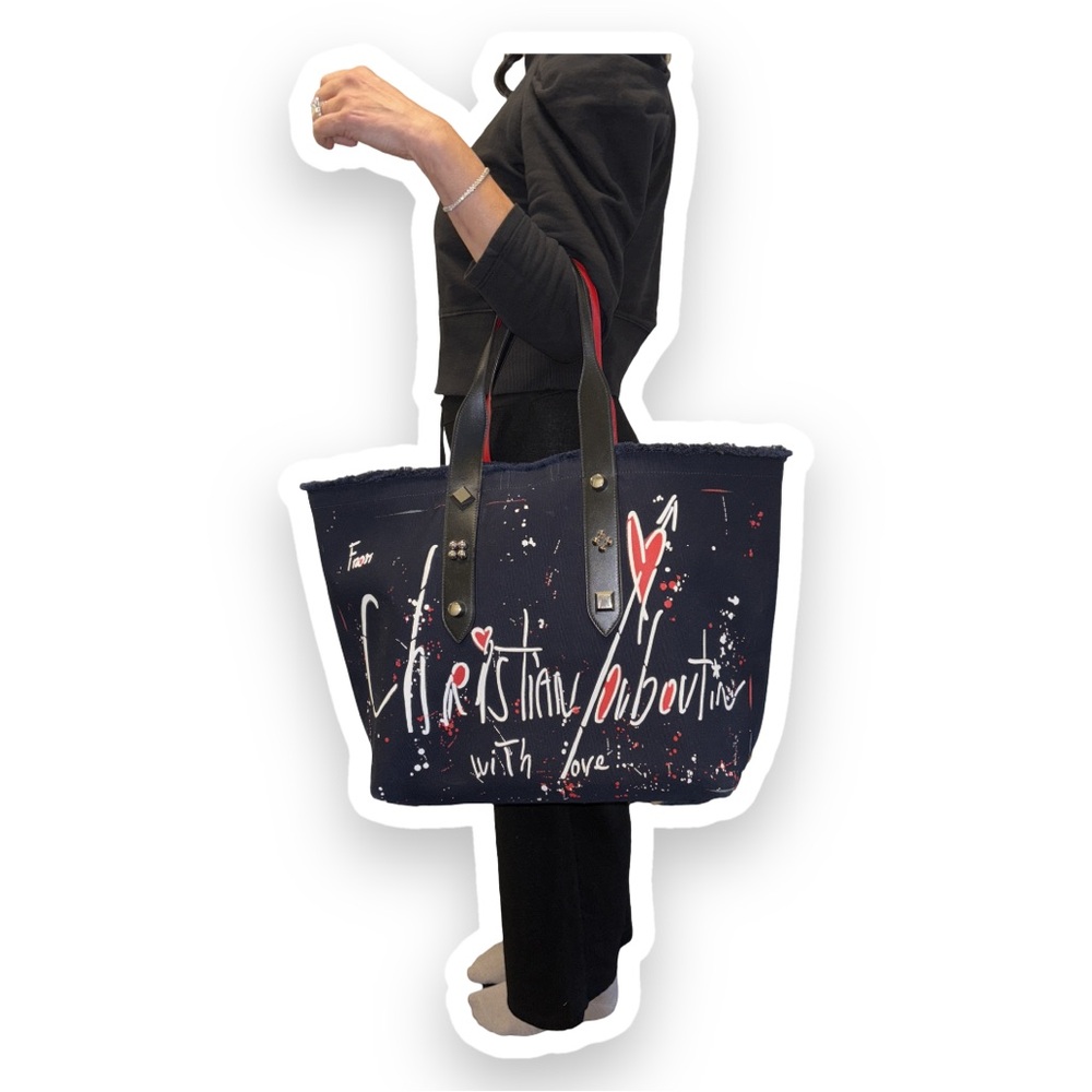 🩰🫀 Christian Louboutin with love! Canvas bag